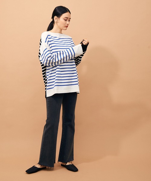 ROLLA'S（ローラス）の「【ROLLA'S】EASTCOAST CROP FLARE-THUNDERSTRUCK（デニムパンツ・レディース・チャコールグレー・1/2/3）」の11枚目の写真