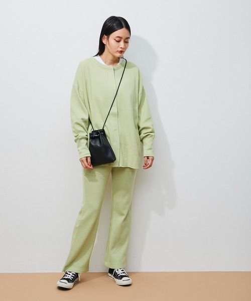 ADAM ET ROPE'（アダムエロペ）の「【ZOZO限定】ルームウェアセット（ルームウェア/パジャマ・レディース・オフホワイト/ミント・FREE）」の6枚目の写真