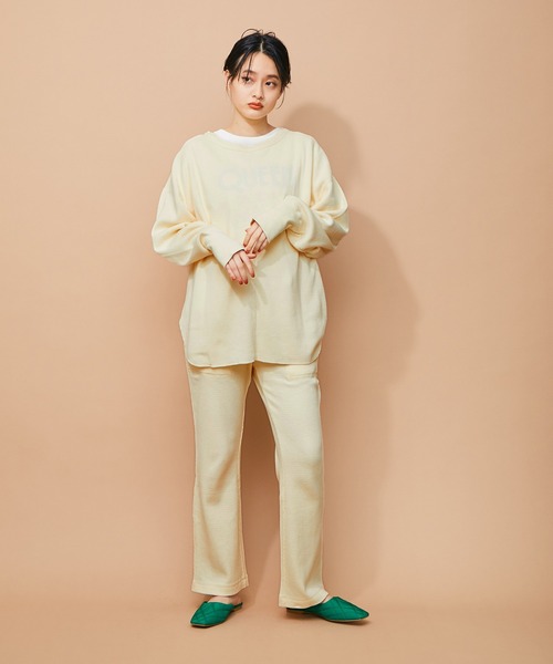 ADAM ET ROPE'（アダムエロペ）の「【ZOZO限定】ルームウェアセット（ルームウェア/パジャマ・レディース・オフホワイト/ミント・FREE）」の18枚目の写真