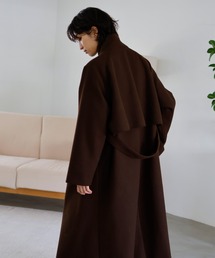 LIAN | スタンドカラーケープコート(その他アウター)