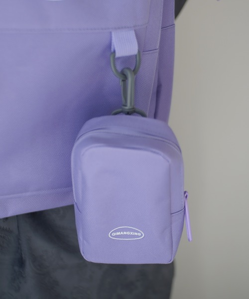 ammy.（エイミードット）の「【 ammy. / エイミードット 】 大容量 ロゴ ベーシック バックパック リュック（バックパック/リュック・レディース・グレイッシュベージュ/ブラック/ブラック系その他/ブラック系その他2/パープル/ライトベージュ/ホワイト系その他/グリーン/オフホワイト・FREE）」の16枚目の写真