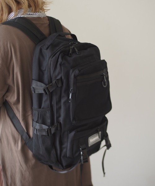 ammy.（エイミードット）の「【 ammy. / エイミードット 】 大容量 ロゴ ベーシック バックパック リュック（バックパック/リュック・レディース・グレイッシュベージュ/ブラック/ブラック系その他/ブラック系その他2/パープル/ライトベージュ/ホワイト系その他/グリーン/オフホワイト・FREE）」の22枚目の写真