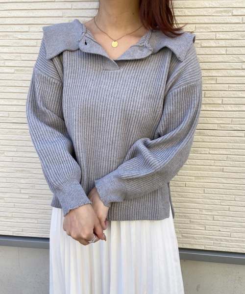 セール】セーラーカラーニット〇（ニット/セーター）｜CLEA（クレア