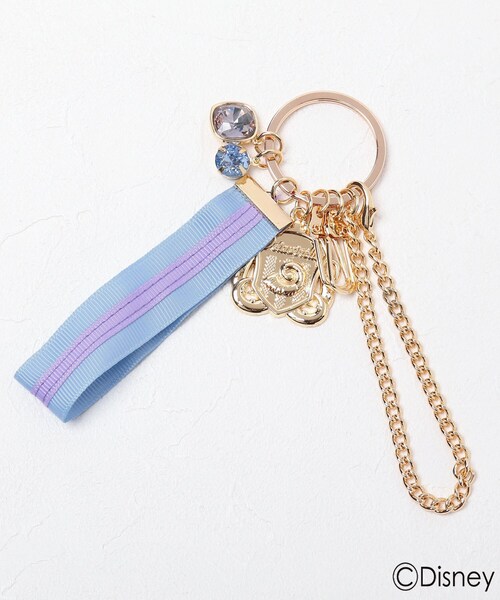 index（インデックス）の「◆『ディズニー ツイステッドワンダーランド』 リボンバッグチャーム（チャーム・レディース・ブルー系4/グリーン系その他5/ワイン系6/イエロー系9/ワイン系1/サックスブルー系4/パープル系2・00）」の3枚目の写真