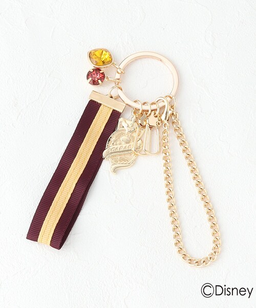 index（インデックス）の「◆『ディズニー ツイステッドワンダーランド』 リボンバッグチャーム（チャーム・レディース・ブルー系4/グリーン系その他5/ワイン系6/イエロー系9/ワイン系1/サックスブルー系4/パープル系2・00）」の6枚目の写真