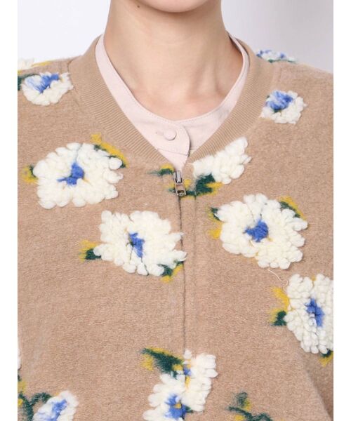 merry jenny(メリージェニー)の「fluffy pattern jacket(その他アウター・レディース・ブラック/ベージュ/その他1・FREE)」の17枚目の写真