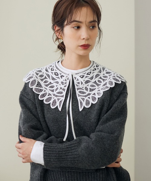 ROPE'（ロペ）の「【一部WEB限定】タスマニアウールクルーネック