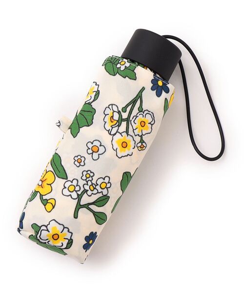 SHIPS（シップス）の「KiU:〈晴雨兼用〉タイニーシリコンアンブレラ（折りたたみ傘・レディース・ライトホワイト/ブラック・ONE SIZE）」の2枚目の写真