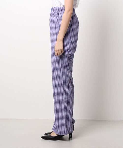 ROSE BUD(ローズバッド)の「ギンガムチェックパンツ(その他パンツ・レディース・ブラック/ベージュ/パープル・FREE)」の5枚目の写真