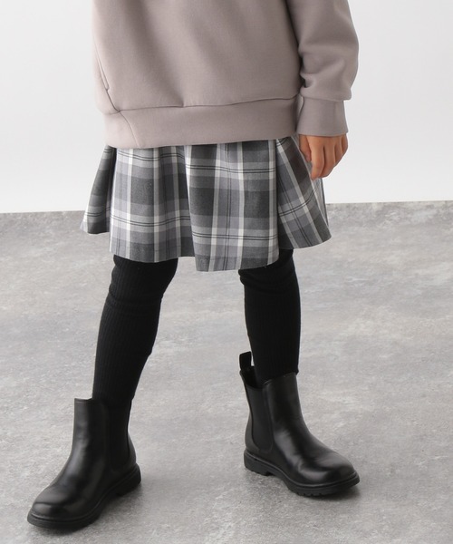 GLOBAL WORK（グローバルワーク）の「インナーツキカラフルスカート柄【キッズ】/956307（スカート・キッズ・ホワイト/ブラック/ダークブラウン/オフホワイト/ブラウン系その他/グレー/その他/サックスブルー・110cm/100cm/120cm/130cm/140cm/150cm/160cm）」の5枚目の写真