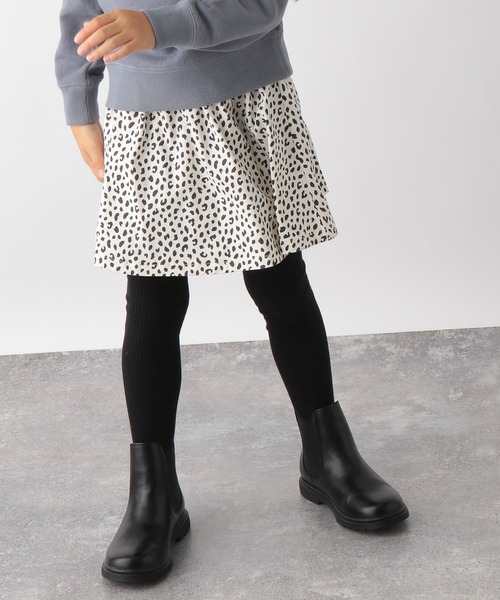 GLOBAL WORK（グローバルワーク）の「インナーツキカラフルスカート柄【キッズ】/956307（スカート・キッズ・ホワイト/ブラック/ダークブラウン/オフホワイト/ブラウン系その他/グレー/その他/サックスブルー・110cm/100cm/120cm/130cm/140cm/150cm/160cm）」の3枚目の写真