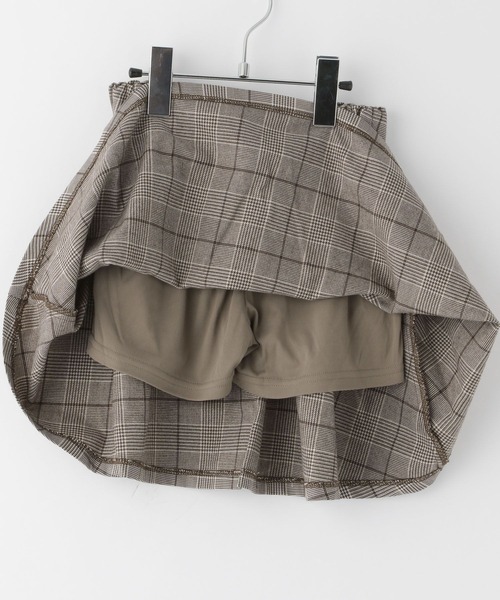 GLOBAL WORK（グローバルワーク）の「インナーツキカラフルスカート柄【キッズ】/956307（スカート・キッズ・ホワイト/ブラック/ダークブラウン/オフホワイト/ブラウン系その他/グレー/その他/サックスブルー・110cm/100cm/120cm/130cm/140cm/150cm/160cm）」の15枚目の写真