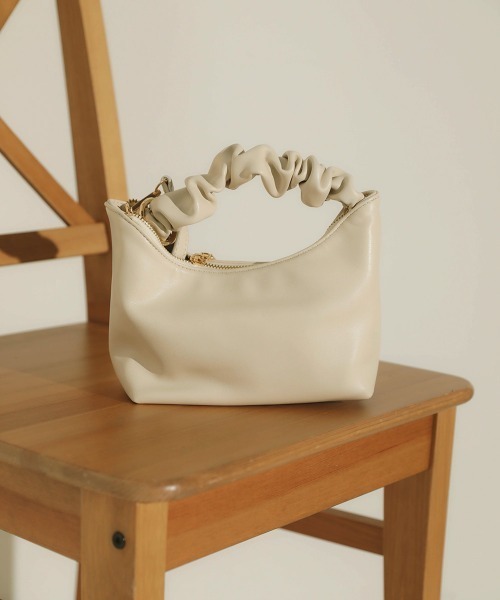 Bou Jeloud（ブージュルード）の「クロワッサンBAG（ショルダーバッグ・レディース・ブラック/ライム/アイボリー・FREE）」の5枚目の写真