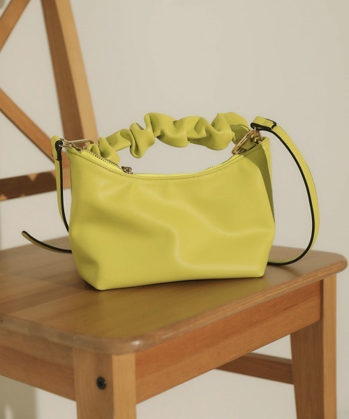 Bou Jeloud（ブージュルード）の「クロワッサンBAG（ショルダーバッグ・レディース・ブラック/ライム/アイボリー・FREE）」の7枚目の写真