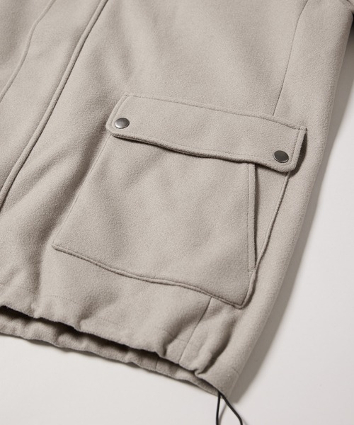 AIVER（アイバー）の「AIVER　ストレッチワイドマウンテンパーカー（マウンテンパーカー・メンズ・ブラック/ナチュラル・MEDIUM/LARGE）」の6枚目の写真