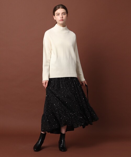 DRESSTERIOR（ドレステリア）の「◆【CLASSY.12月号掲載】スターリープリントティアードスカート（スカート・レディース・ブラック系・38/36）」の2枚目の写真