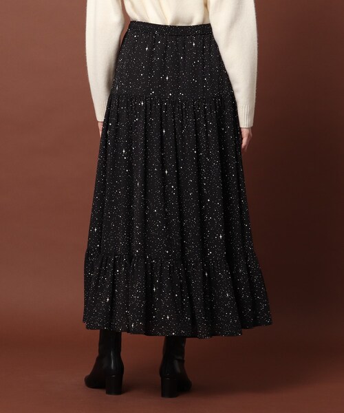 DRESSTERIOR（ドレステリア）の「◆【CLASSY.12月号掲載】スターリープリントティアードスカート（スカート・レディース・ブラック系・38/36）」の10枚目の写真