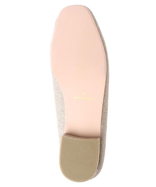 Allamanda（アラマンダ）の「バイカラーヒールバレエシューズ（パンプス・レディース・ゴールド/その他18/アイボリー系3/ブラック系その他2・M/L）」の12枚目の写真