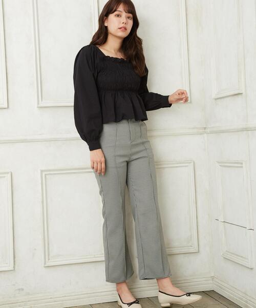 Allamanda（アラマンダ）の「バイカラーヒールバレエシューズ（パンプス・レディース・ゴールド/その他18/アイボリー系3/ブラック系その他2・M/L）」の10枚目の写真