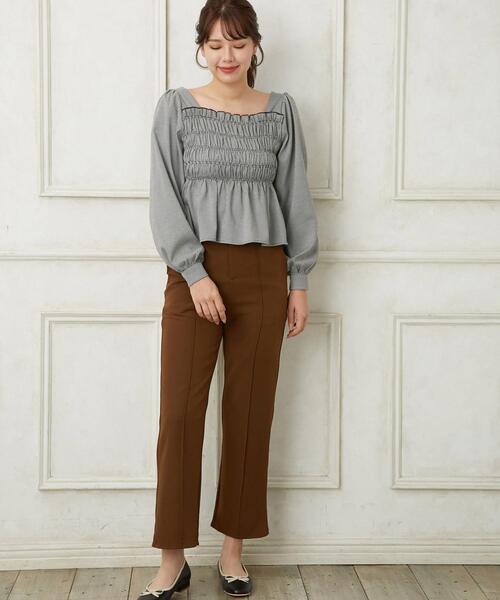 Allamanda（アラマンダ）の「バイカラーヒールバレエシューズ（パンプス・レディース・ゴールド/その他18/アイボリー系3/ブラック系その他2・M/L）」の9枚目の写真