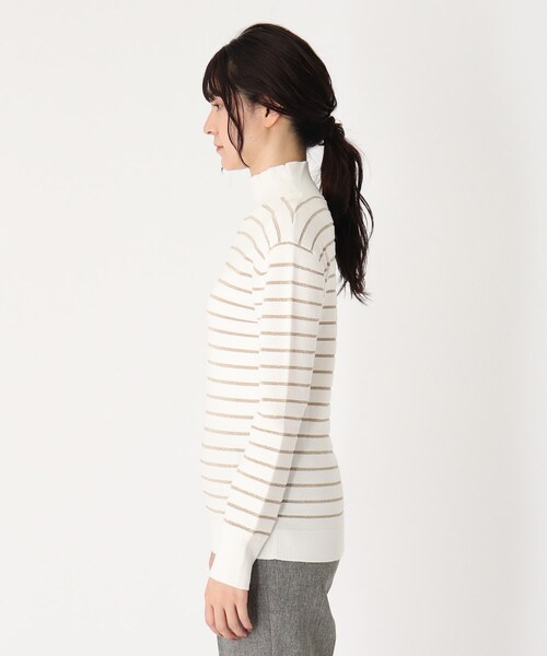 SOUP（スープ）の「◆【洗える/吸湿発熱　ソリストヒート(R)】 あったかハイネックニット（ニット/セーター・レディース・チャコールグレー/ダークグリーン/オフホワイト/ライトグリーン/ベビーピンク/レッド系1/ゴールド系2/サンドベージュ/ブラック/ライトグレー・11/15 /13/09/07）」の18枚目の写真