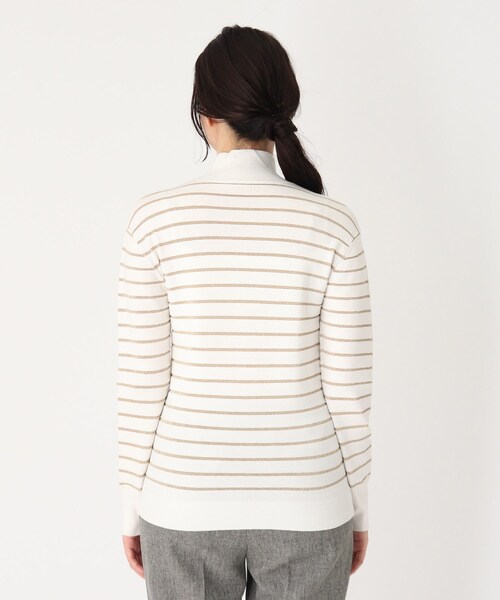 SOUP（スープ）の「◆【洗える/吸湿発熱　ソリストヒート(R)】 あったかハイネックニット（ニット/セーター・レディース・チャコールグレー/ダークグリーン/オフホワイト/ライトグリーン/ベビーピンク/レッド系1/ゴールド系2/サンドベージュ/ブラック/ライトグレー・11/15 /13/09/07）」の11枚目の写真