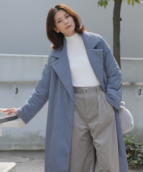 SOUP（スープ）の「◆【洗える/吸湿発熱　ソリストヒート(R)】 あったかハイネックニット（ニット/セーター・レディース・チャコールグレー/ダークグリーン/オフホワイト/ライトグリーン/ベビーピンク/レッド系1/ゴールド系2/サンドベージュ/ブラック/ライトグレー・11/15 /13/09/07）」の21枚目の写真