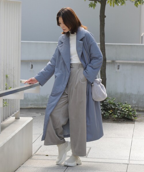 SOUP（スープ）の「◆【洗える/吸湿発熱　ソリストヒート(R)】 あったかハイネックニット（ニット/セーター・レディース・チャコールグレー/ダークグリーン/オフホワイト/ライトグリーン/ベビーピンク/レッド系1/ゴールド系2/サンドベージュ/ブラック/ライトグレー・11/15 /13/09/07）」の22枚目の写真