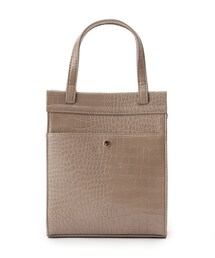 DRESKIP | 縦長クロコ型押しショルダー(ショルダーバッグ)