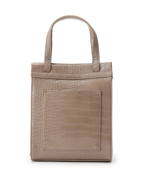 DRESKIP(ドレスキップ)の「◆縦長クロコ型押しショルダー(ショルダーバッグ・レディース・ブラック/ベージュ/ピンク系・00)」の10枚目の写真