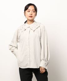 Te chichi | 刺繍つけ襟SETブラウス(シャツ/ブラウス)