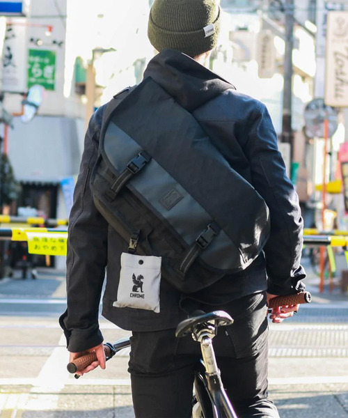 CHROME(クローム)の「CHROME/クローム エコバッグ SAFETY POCKET SHOULDER BAG JP182RD(エコバッグ/サブバッグ・メンズ・レッド・13リッター)」の9枚目の写真