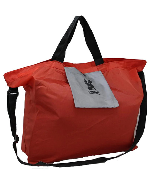 CHROME(クローム)の「CHROME/クローム エコバッグ SAFETY POCKET SHOULDER BAG JP182RD(エコバッグ/サブバッグ・メンズ・レッド・13リッター)」の7枚目の写真