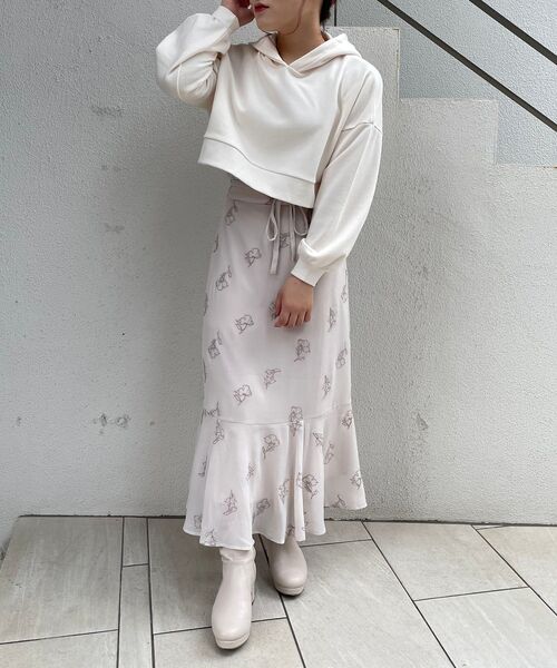 MAJESTIC LEGON（マジェスティックレゴン）の「ショート丈フーディー（パーカー・レディース・ベージュ/アイボリー/モカ・SMALL/MEDIUM）」の17枚目の写真