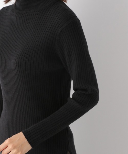 LEPSIM（レプシィム）の「12ゲージリブタートルニット　952529（ニット/セーター・レディース・ブラック/アイボリー/グレイッシュベージュ・SMALL/MEDIUM/LARGE）」の12枚目の写真