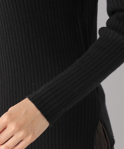 LEPSIM（レプシィム）の「12ゲージリブタートルニット　952529（ニット/セーター・レディース・ブラック/アイボリー/グレイッシュベージュ・SMALL/MEDIUM/LARGE）」の19枚目の写真