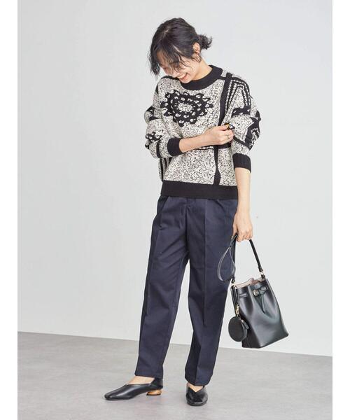 Furryrate(ファーリーレート)の「・furry rate フラワージャカードニット*(ニット/セーター・レディース・グリーン/ブラック/ラベンダー・FREE)」の16枚目の写真