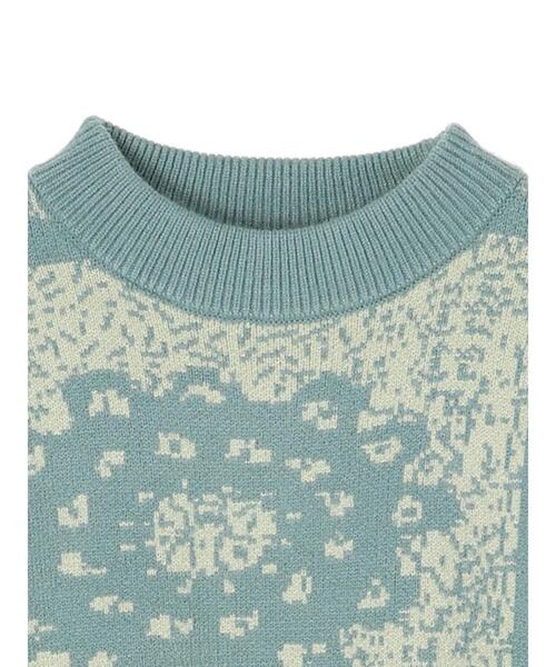 Furryrate(ファーリーレート)の「・furry rate フラワージャカードニット*(ニット/セーター・レディース・グリーン/ブラック/ラベンダー・FREE)」の22枚目の写真