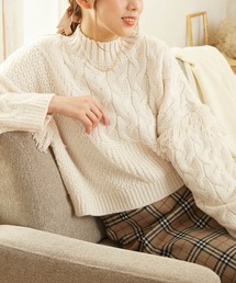 INGNI | ハイネックフリンジニットプルオーバー(ニット/セーター)