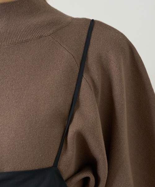 Omekashi（オメカシ）の「サスペンダー付タフタギャザースカート（スカート・レディース・ブラック/ベージュ・FREE）」の15枚目の写真