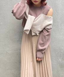 MAJESTIC LEGON | カタマキドッキングニット(ニット/セーター)