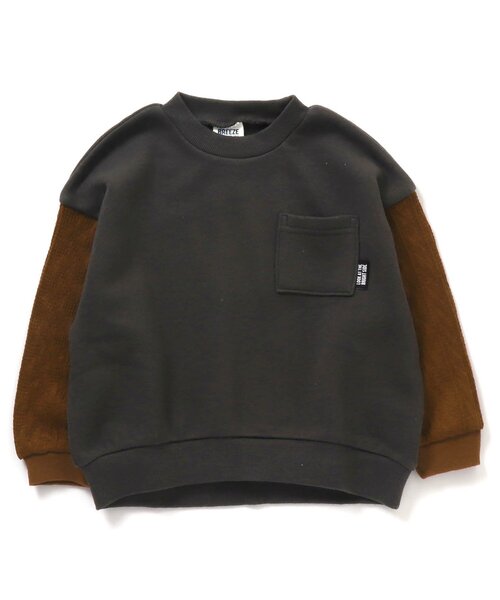 BREEZE（ブリーズ）の「WEB限定 膨れジャガードトレーナー（スウェット・キッズ・ブラウン/ベージュ・90/130/110/80/100/140/120）」の2枚目の写真