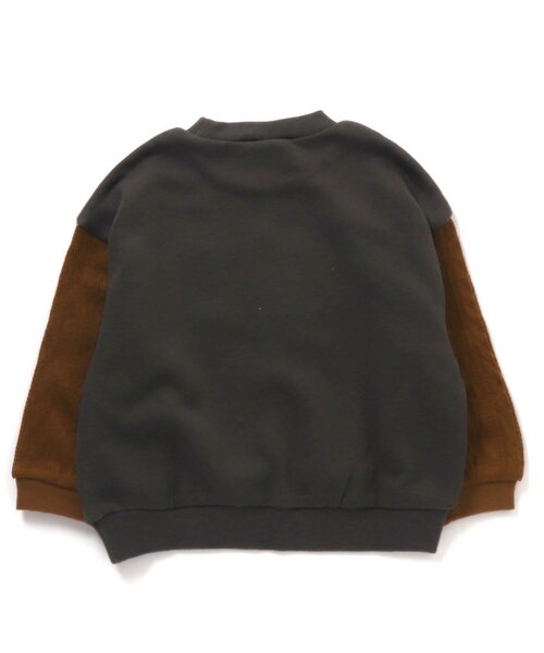 BREEZE（ブリーズ）の「WEB限定 膨れジャガードトレーナー（スウェット・キッズ・ブラウン/ベージュ・90/130/110/80/100/140/120）」の9枚目の写真