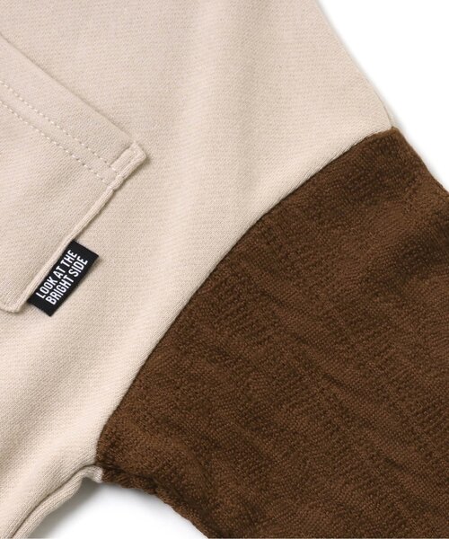 BREEZE（ブリーズ）の「WEB限定 膨れジャガードトレーナー（スウェット・キッズ・ブラウン/ベージュ・90/130/110/80/100/140/120）」の11枚目の写真