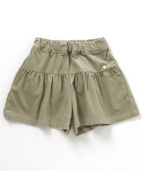 apres les cours（アプレレクール）の「WEB限定 コール天キュロット（その他パンツ・キッズ・サーモンピンク/ベージュ/パープル/ブラウン/ミント・120/100/130/110/80/90/140）」の4枚目の写真