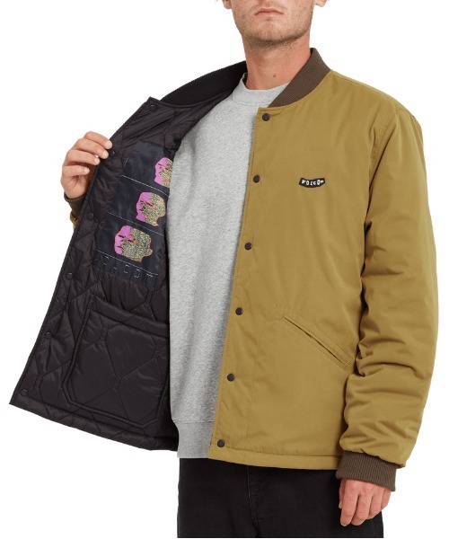ボルコム VOLCOM LOOKSTER JACKET Lookster Jacket [Black Combo] - Walmart.com