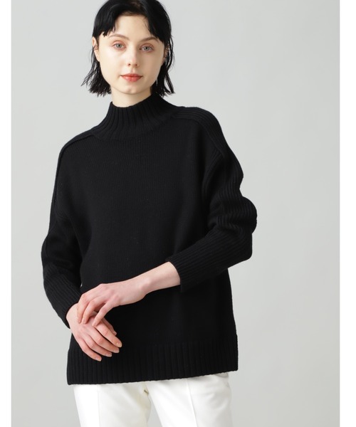 BOSCH（ボッシュ）の「◆ウールコードヤーンニット（ニット/セーター・レディース・グレー/ピンク/イエロー/ブルー/ブラック・38）」の2枚目の写真