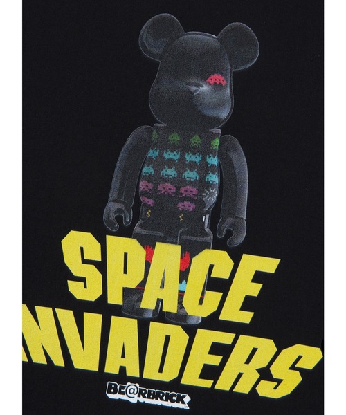 MEDICOM TOY LIFE ENTERTAINMENT（メディコムトイライフエンターテイメント）の「MLE SPACE INVADERS "SHOPPING BAG"（エコバッグ/サブバッグ・メンズ・ホワイト/ブラック・FREE）」の7枚目の写真