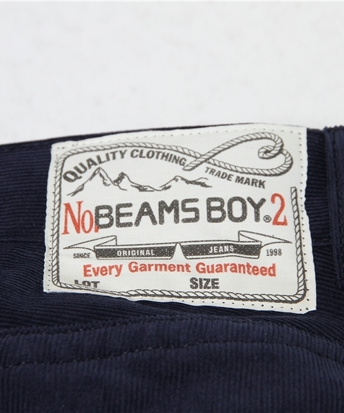 BEAMS BOY（ビームスボーイ）の「BEAMS BOY / サマーコード 5ポケット ミニスカート（スカート・レディース・ベージュ/ブルー・1/0）」の12枚目の写真