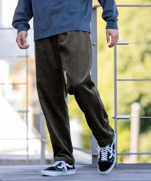 coen（コーエン）の「コーデュロイシェフテーパードイージーパンツ（その他パンツ・メンズ・ブラック/ベージュ/ブラウン/オリーブ・SMALL/MEDIUM/LARGE/X-LARGE）」の4枚目の写真